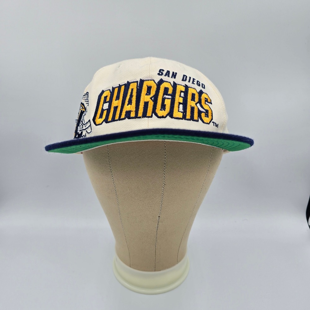 Vintage Sports Specialties San Diego Chargers Shadow Big Logo Snapback Hat Retro